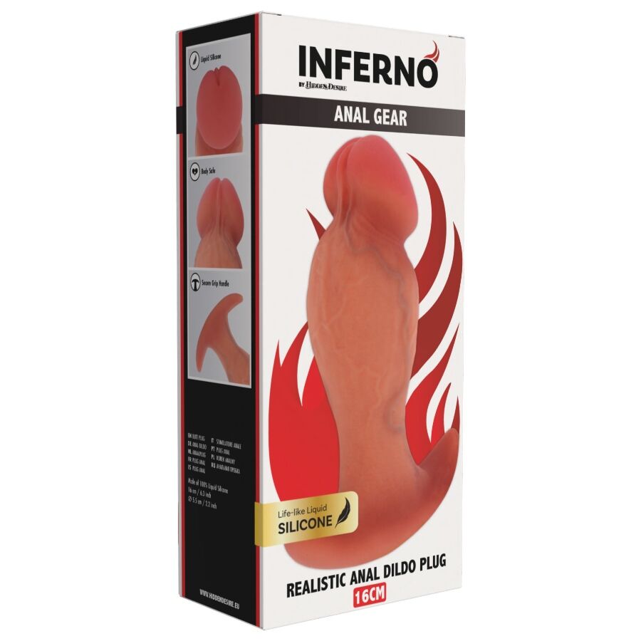 Plug Anal Réaliste Inferno 16 cm - Hidden Desire - HIDDEN DESIRE