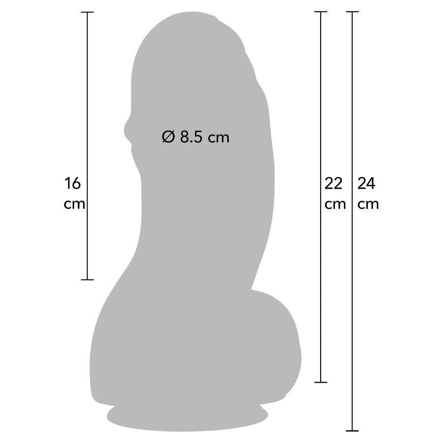 Gode XXL Fat Boys Inferno 22 cm - Hidden Desire - HIDDEN DESIRE