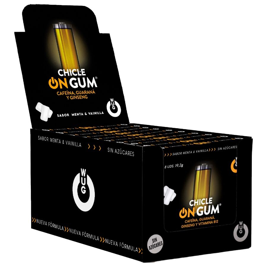Gommes énergisantes WUG Gum caféine ginseng guarana - WUG - WUG GUM