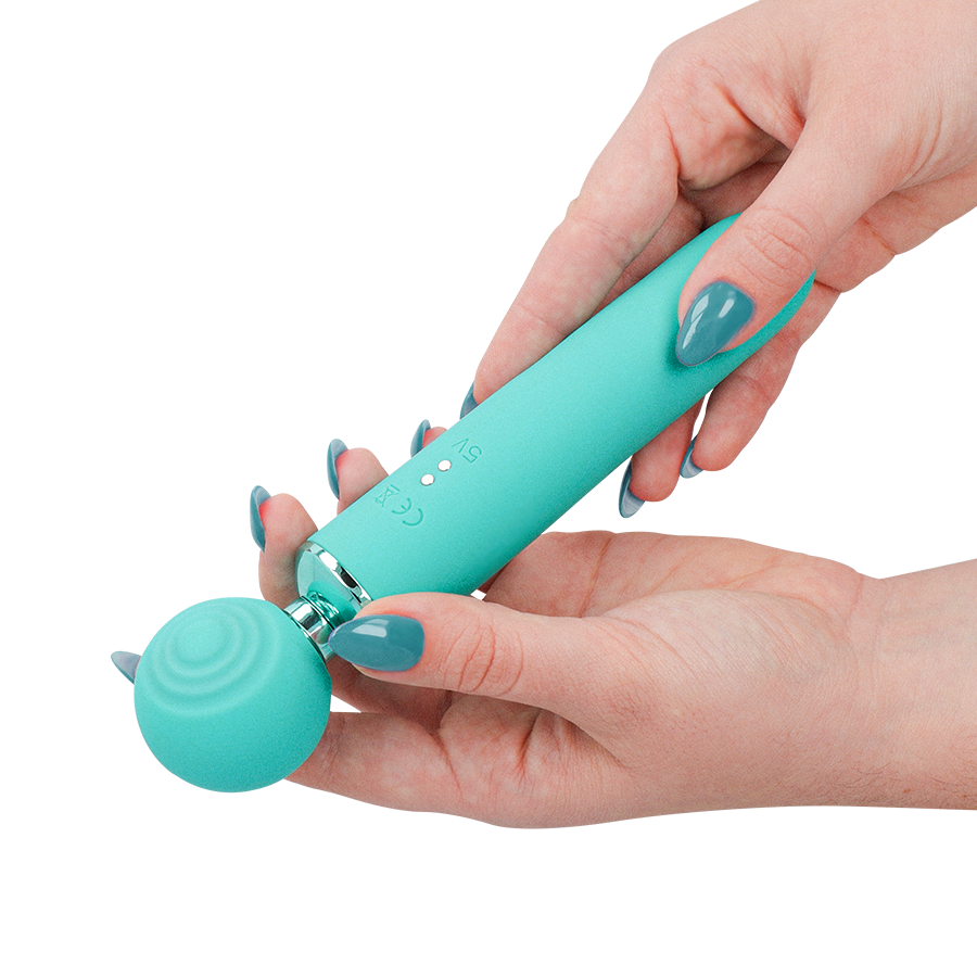 Stimulateur Succion & Vibration Hamby Turquoise - Intense High Tech