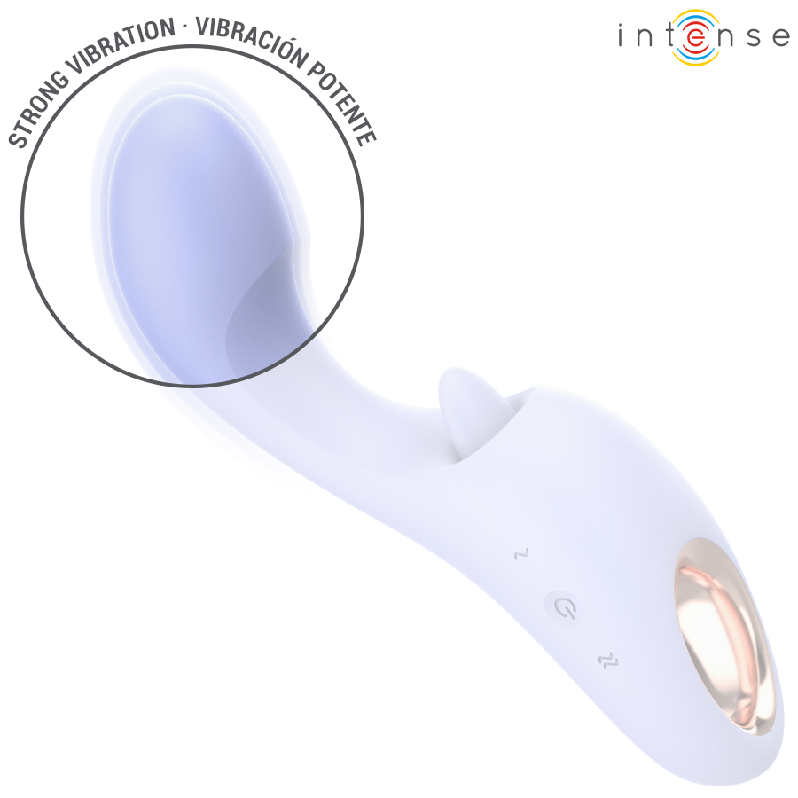 Stimulateur Vibrant & Rotatif Anya Lavande - Intense High Tech