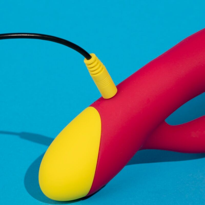 Vibromasseur Lapin Jazz Rouge Rechargeable USB - ROMP