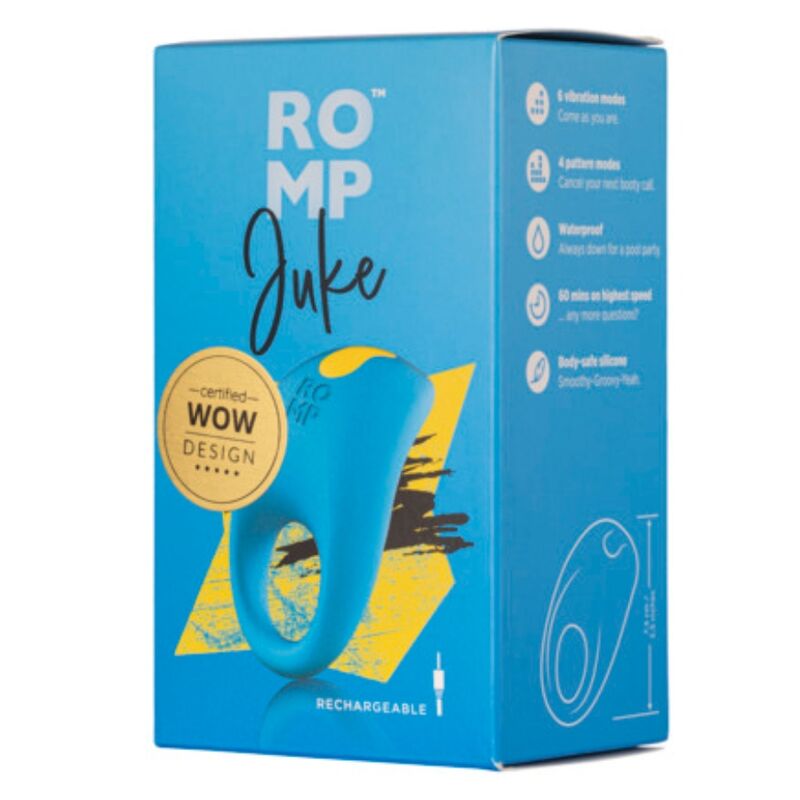Anneau Pénien Vibrant Juke Stimulation Clitoriale - ROMP
