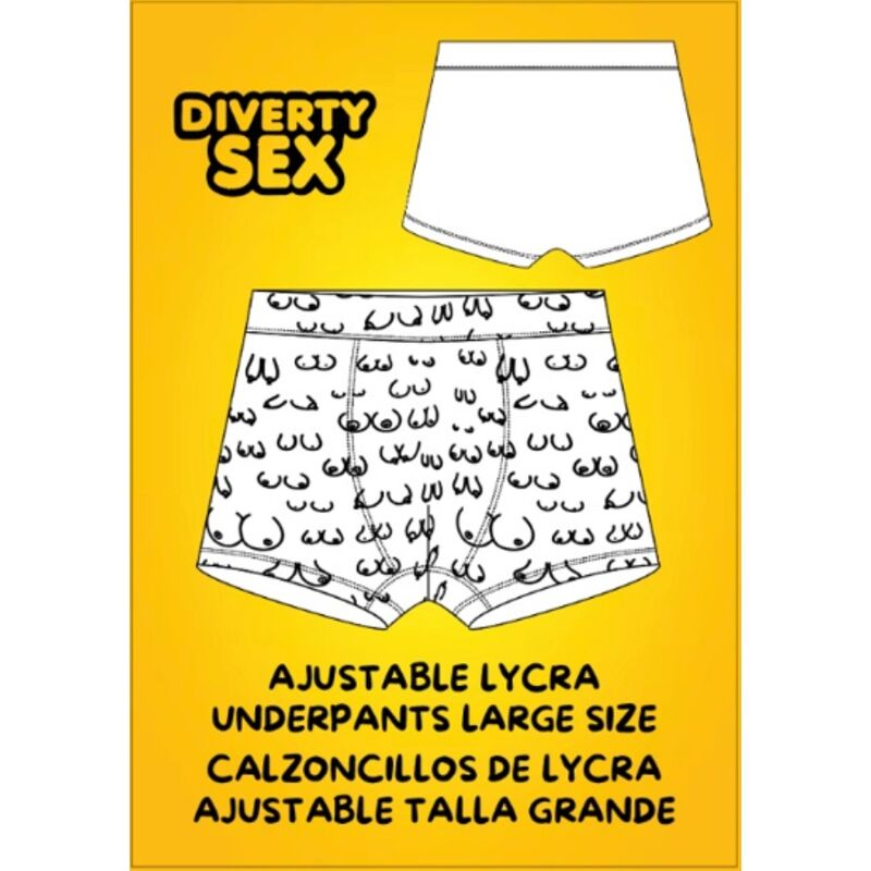 Culottes Grande Taille Imprimé Seins Amusant - Diablo Picante
