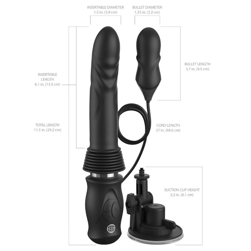 Vibromasseur Propulseur Ultime en Silicone - Fetish Fantasy Series