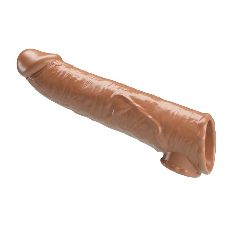 PRETTY LOVE - MANCHON D'EXTENSION DE PÉNIS AJUSTABLE 26 CM Ø 4 CM NATUREL