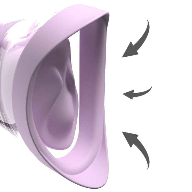 FANTASY FOR HER - VELOURA TOUCH PLEASURE PUMP POMPE INTIME AVEC SUCCION ET VIBRATION VIOLETTE