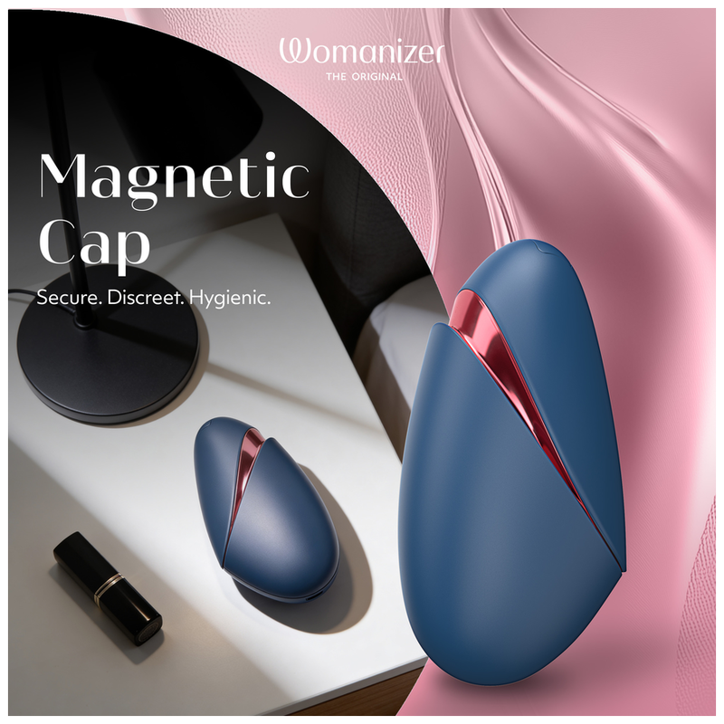 WOMANIZER - NEXT LIBERTY 3D PLEASURE AIR STIMULATEUR CLITORIAL BLEU/ROUGE