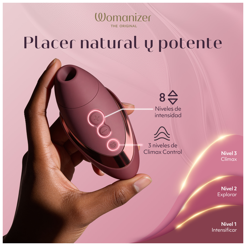 WOMANIZER - STIMULATEUR CLITORIAL 3D NEXT LIBERTY BORDEAUX