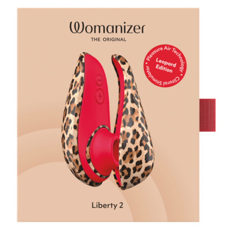 WOMANIZER - LIBERTY 2 STIMULATEUR CLITORIAL À SUCCION 8 NIVEAUX D'INTENSITÉ IMPRIMÉ LÉOPARD