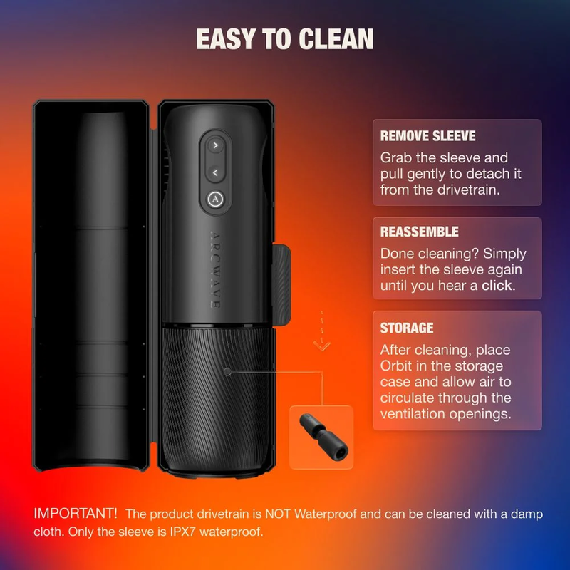 Arcwave Orbit Masturbateur Masculin Rotatif 360° Contrôle App