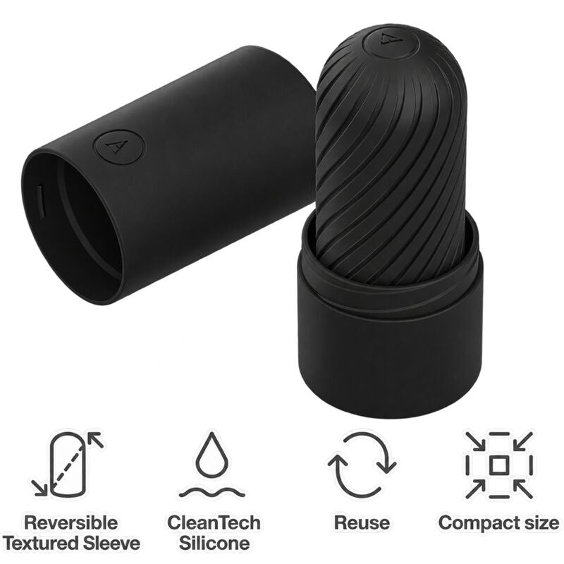 ARCWAVE - GHOST STROKER RÉVERSIBLE EN SILICONE NOIR