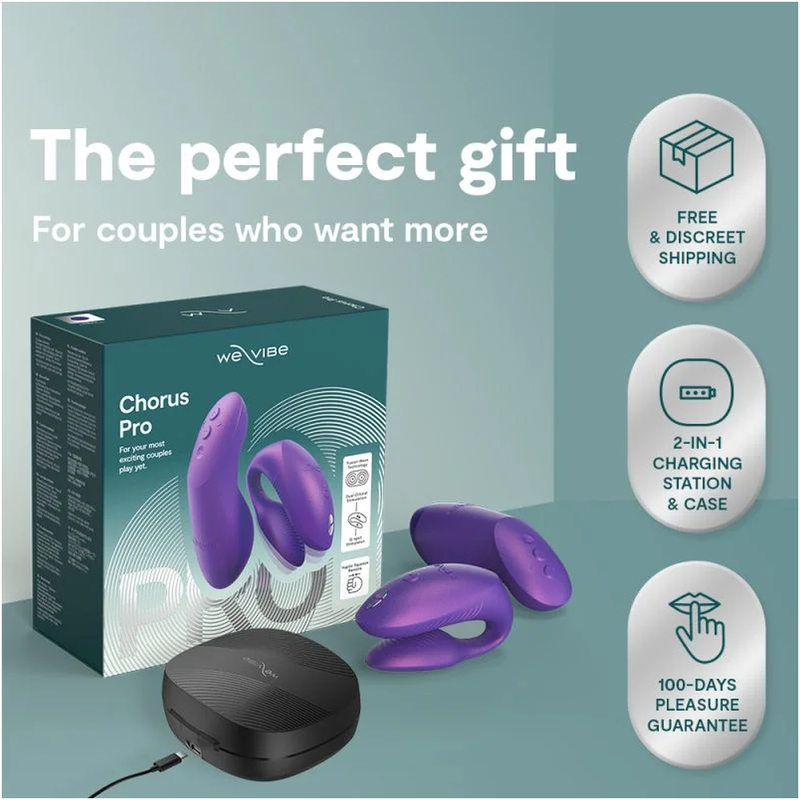 WE-VIBE - VIBRATEUR CHORUS PRO PREMIUM POUR COUPLES VIOLET COSMIQUE