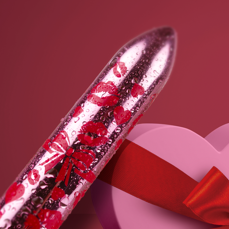 ROCKS-OFF - GIFTING LOVE MINI VIBRATEUR BULLET RECHARGEABLE AVEC 16 FONCTIONS ROSE
