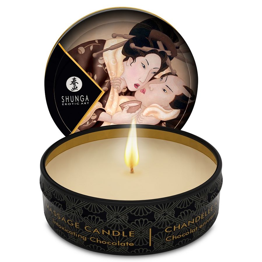 Shunga - Bougie de massage Chocolat - 30 ml
