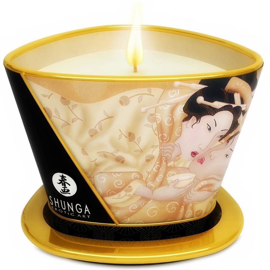 Shunga - Chandelle de Massage Parfum Vanille - 170 ml