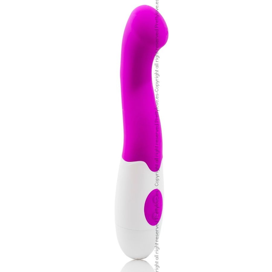 Vibromasseur Charles Lilas et Blanc - Pretty Love