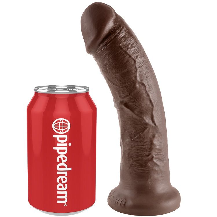 Gode Réaliste King Cock 8 Marron 20.3cm - Pipedream