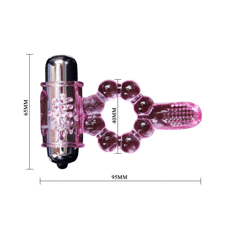 Baile - Anneau Pénien Vibrant en silicone