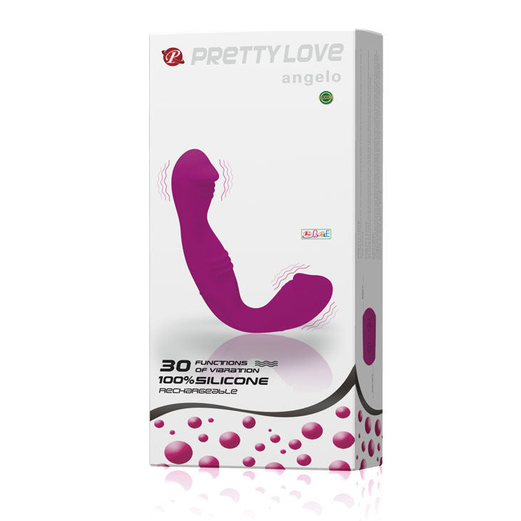 Harnais Vibrant Angelo Lilas - Pretty Love