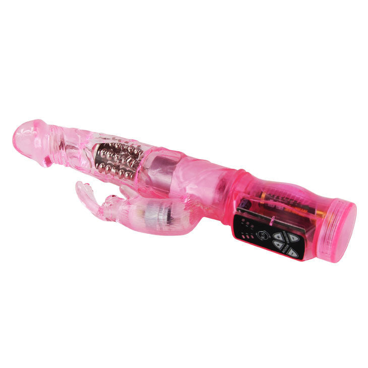 Baile - Vibro Rabbit et Rotatif 21,5 cm - Rose