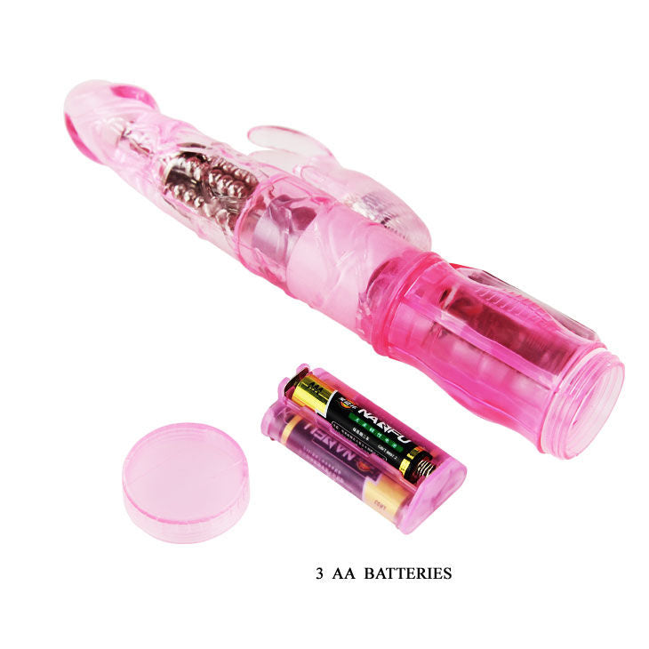 Baile - Vibro Rabbit et Rotatif 21,5 cm - Rose