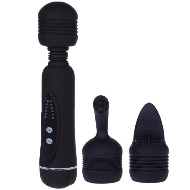 Masseur Vibrant Magical avec Têtes Interchangeables - Pretty Love