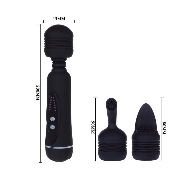 Masseur Vibrant Magical avec Têtes Interchangeables - Pretty Love