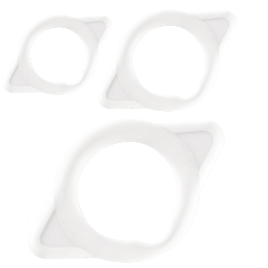 Kit Anneaux Péniens Maximus Blanc Multi-Tailles - JoyDivision