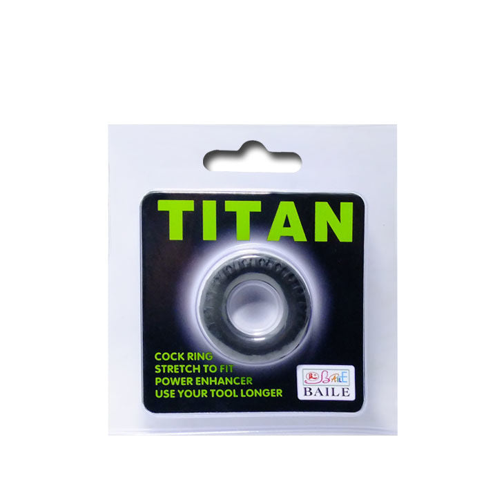 Baile - Anneau Cockring Flexible Titan - 2 cm