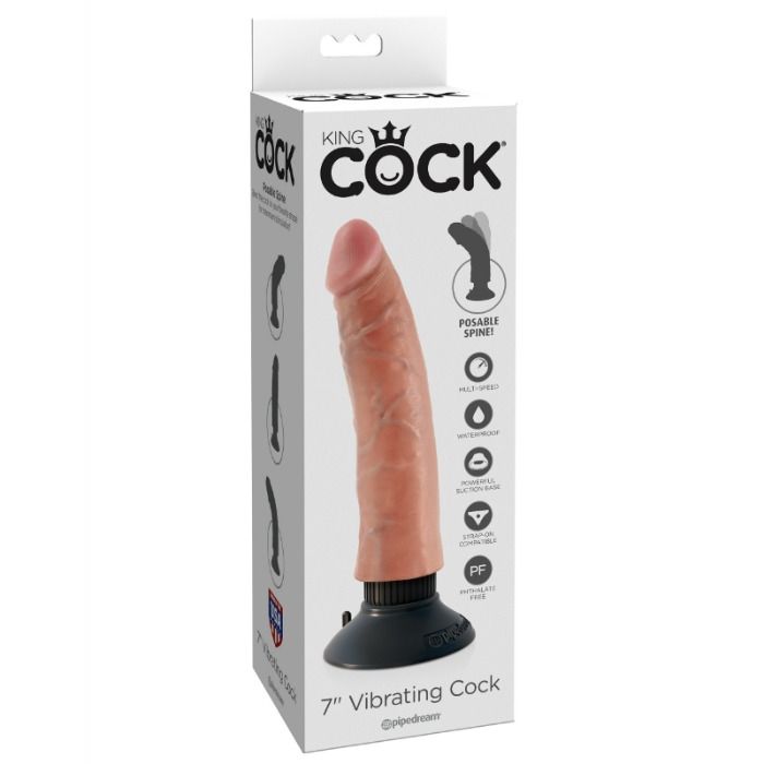 Gode Vibrant King Cock 17.78 cm Chair - Pipedream
