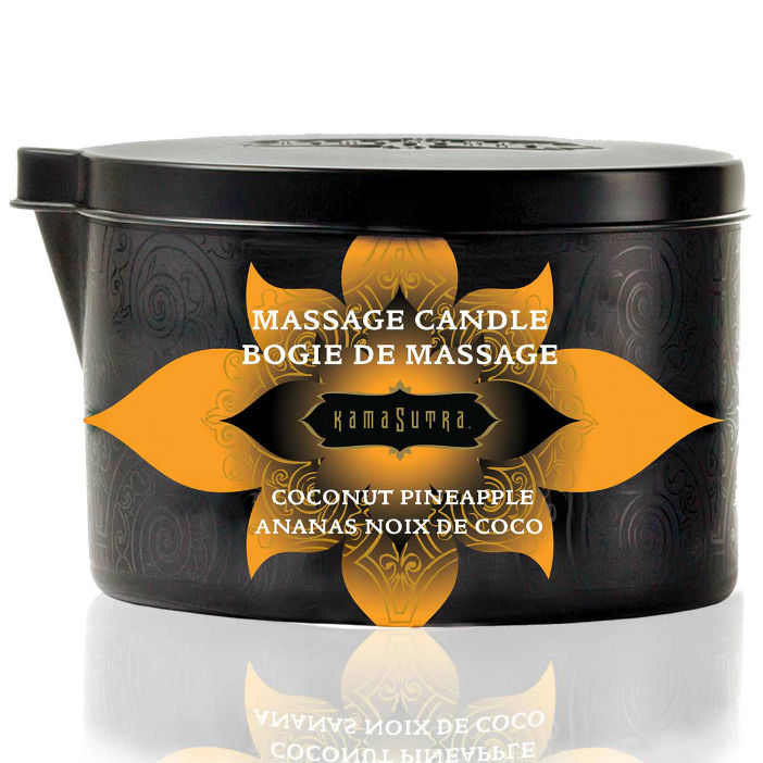 Bougie Massage Ananas Noix de Coco 170g - Kamasutra - KAMASUTRA COSMETICS