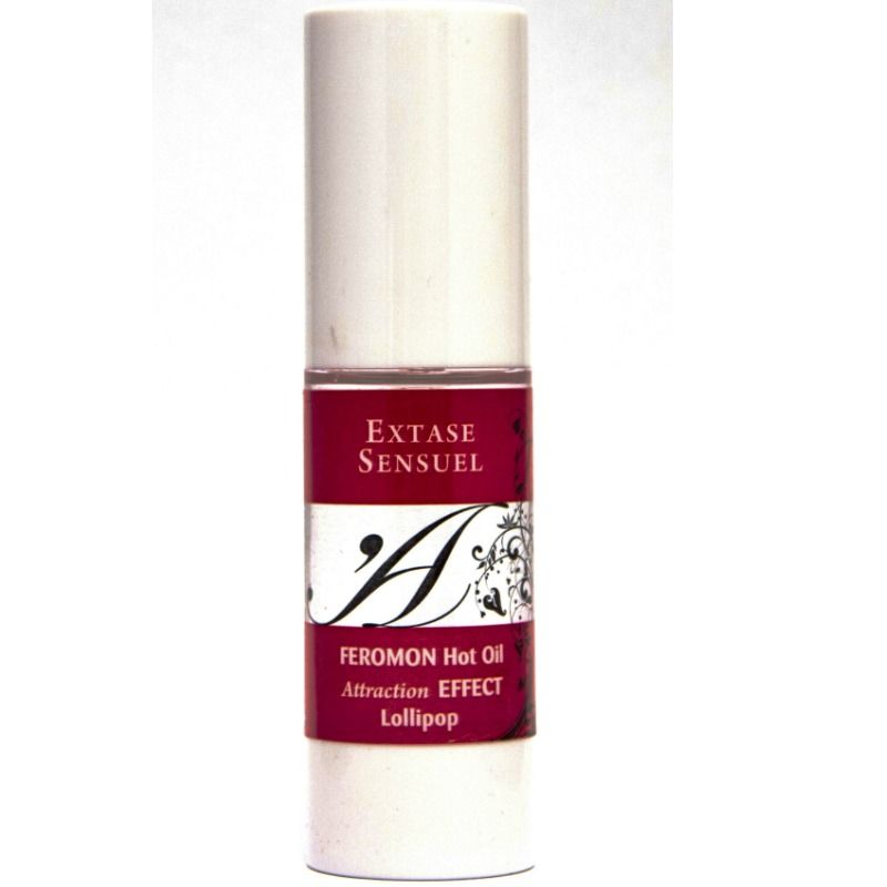 Huile de Massage Extase Sensual Chauffante Sucette 30ml - Extase