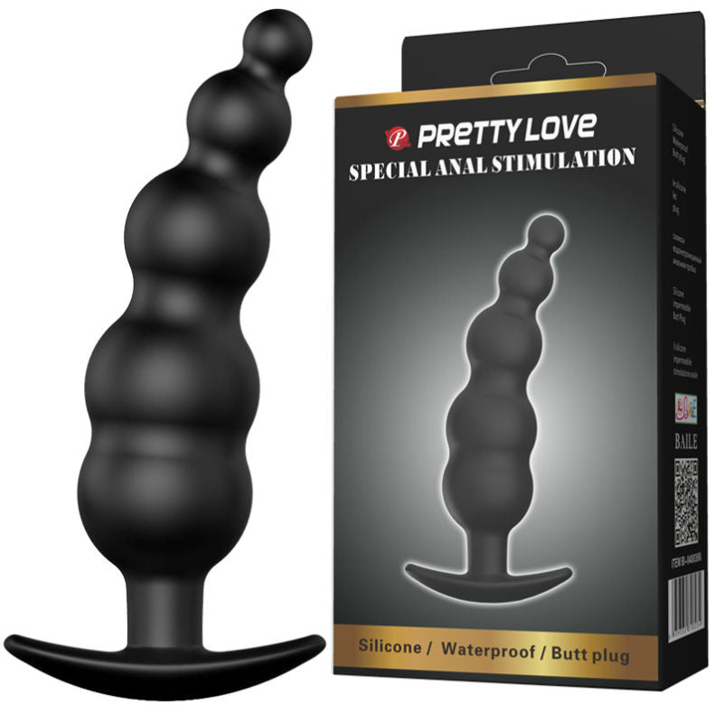 Stimulateur Prostatique Pretty Love 11,8 cm Noir - Pretty Love