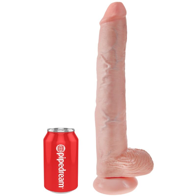 Gode Réaliste King Cock avec Testicules 35,6 cm Chair - Pipedream