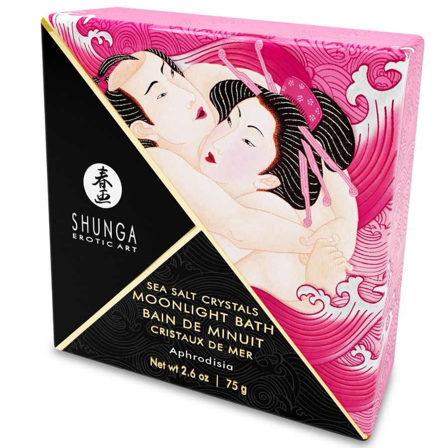 Shunga – Sels de Bain Aphrodisiaques ’Bain de Minuit’ au Parfum Aphrodisia