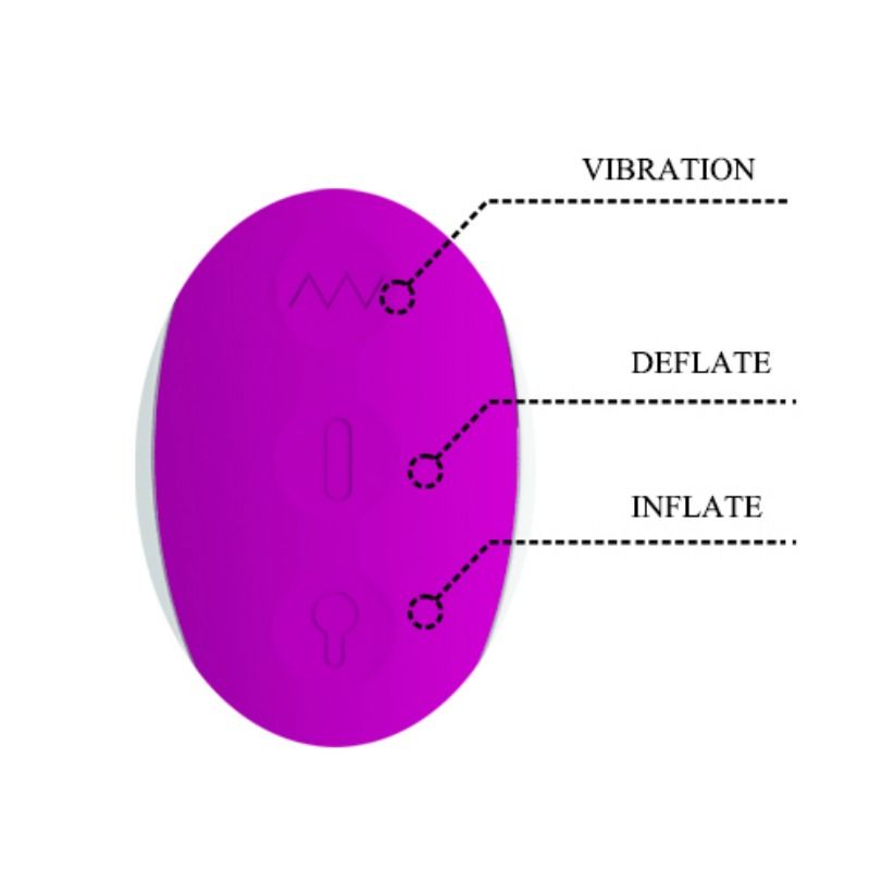Vibromasseur Gonflable Rechargeable Dempsey - Pretty Love