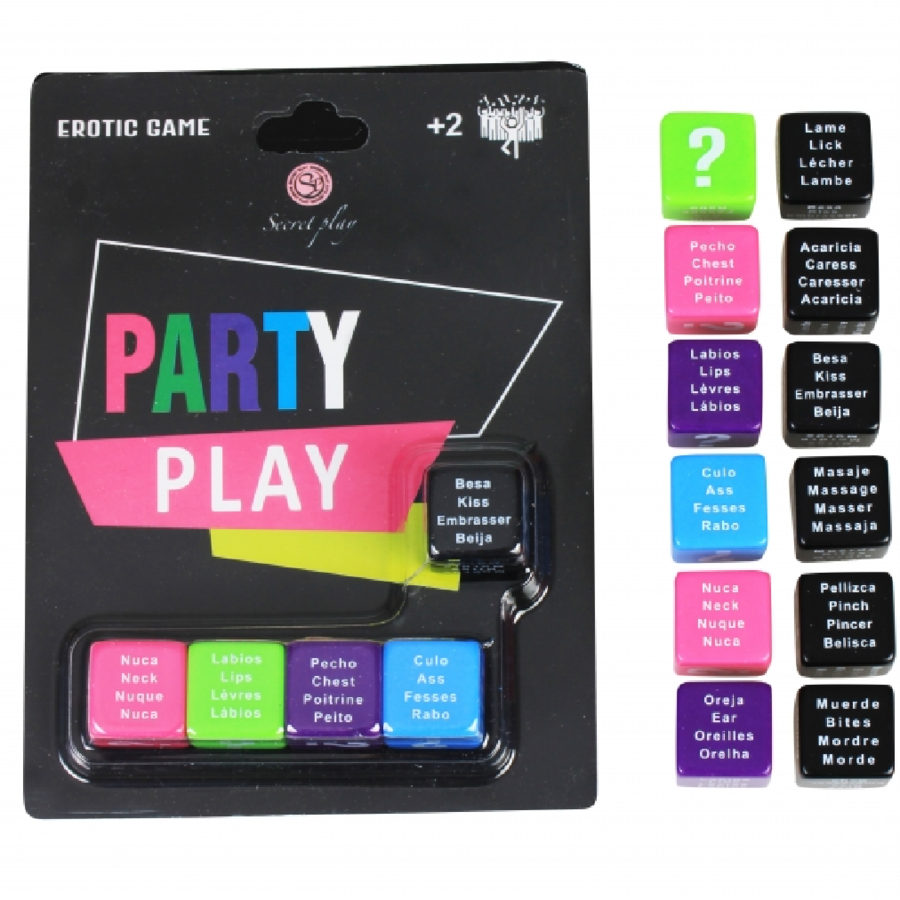 Secret Play – Jeu Coquin entre Amies avec 5 Dés Party Play