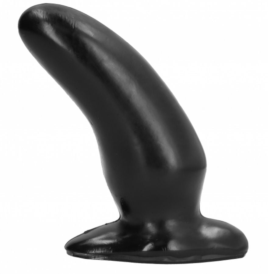 All Black - Plug Anal Incurvée - 13 cm