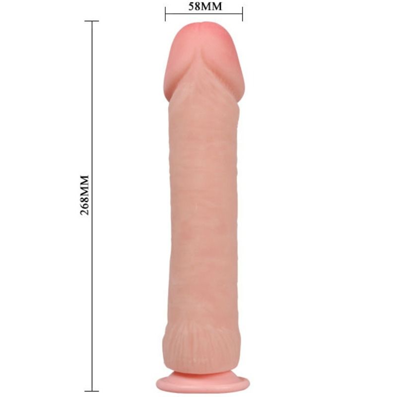 Baile - Gode XXL Réaliste avec ventouse - 26 cm