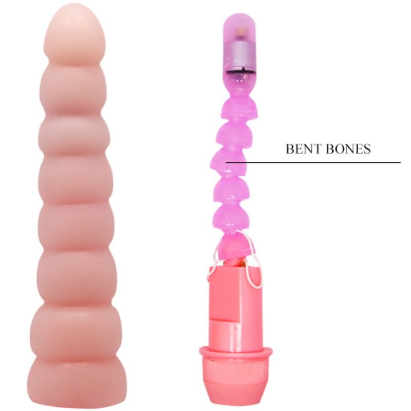 Baile - Vibromasseur Ondulé Flexible et Vibrant - 19 cm