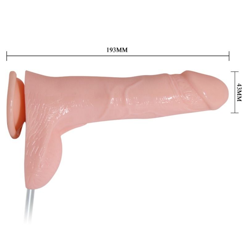 Baile - Gode Éjaculateur Vibrant avec Ventouse - 19,3 cm