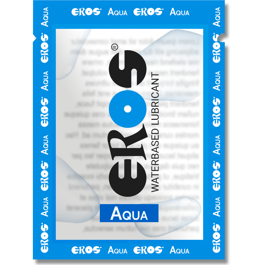 Lubrifiant Intime EROS Aqua à Base d'Eau 4ml - EROS