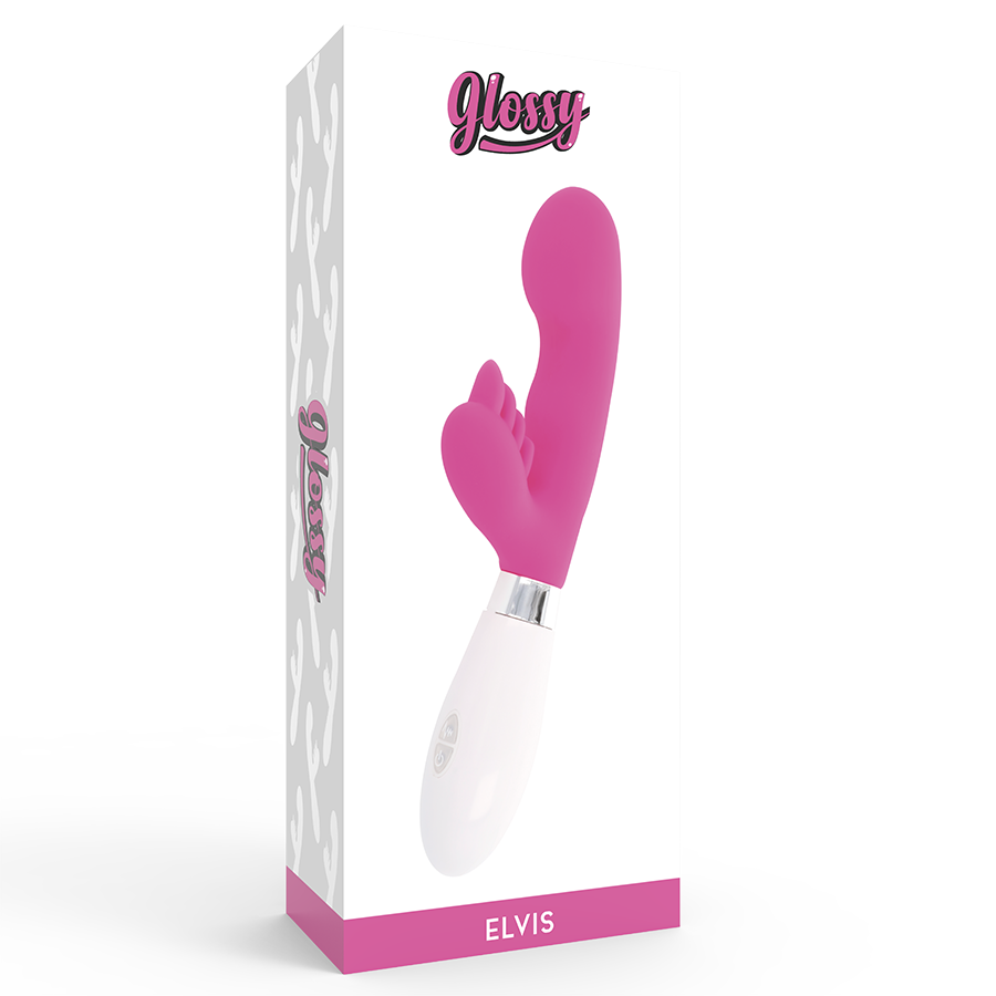 Vibromasseur Rabbit Elvis Rose - Glossy - GLOSSY