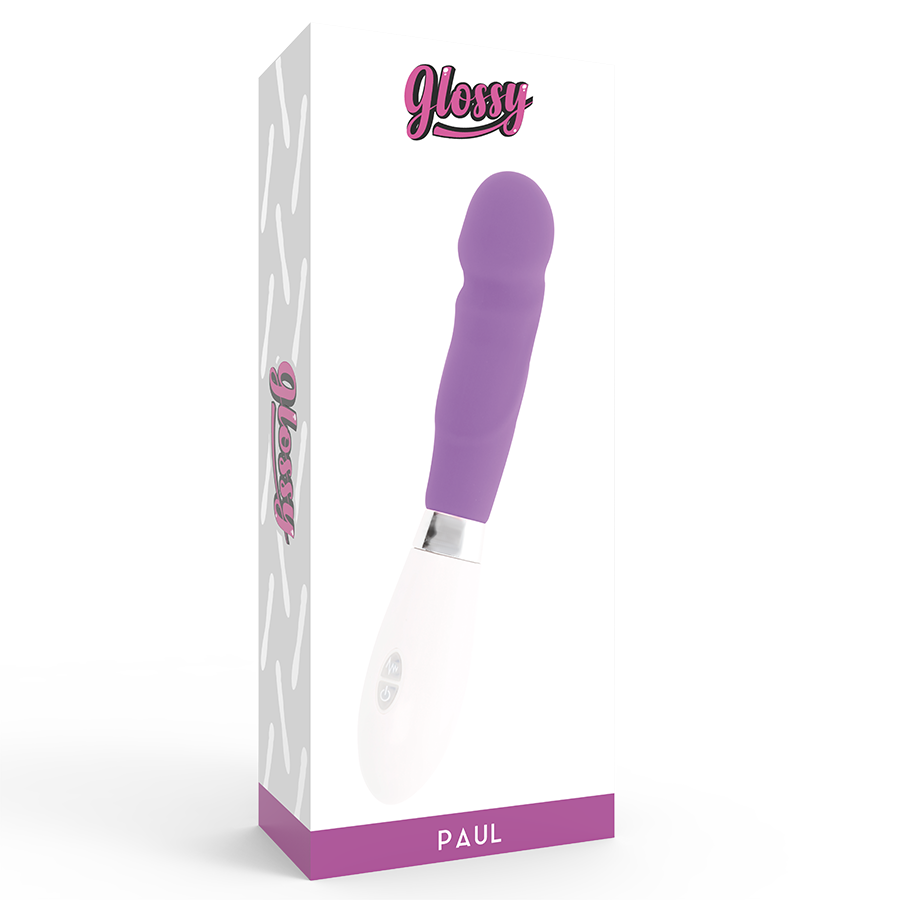 Vibrateur Réaliste Paul Violet - Glossy - GLOSSY
