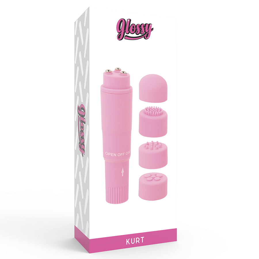 Glossy Masseur de poche kurt Rose