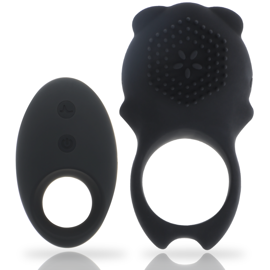 Anneau Vibrant Télécommandé Colosseo Ring Noir - MIA - MIA