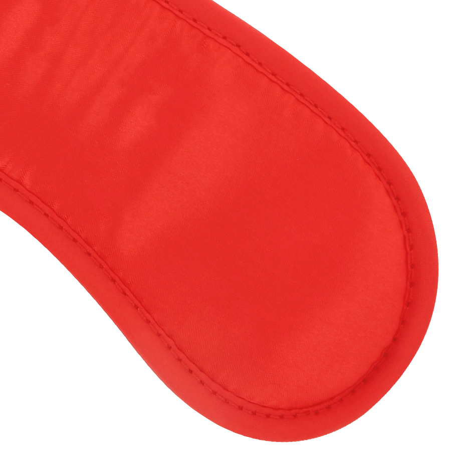 Darkness - Masque de sommeil en satin - Rouge
