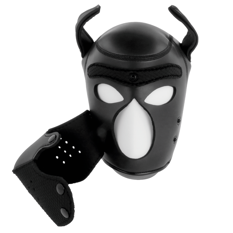 Masque chien néoprène museau amovible taille M - Darkness - Darkness