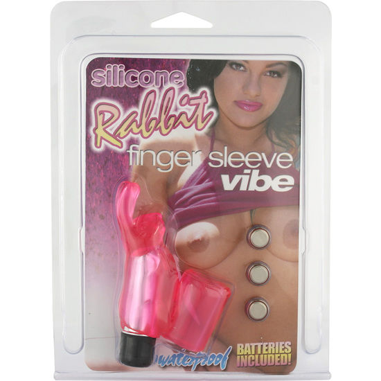 Stimulateur doigt lapin en silicone vibrant - Seven Creations - SEVEN CREATIONS